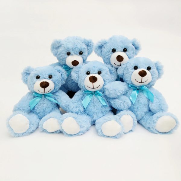 5pcs Plush Bear Toys Soft Stuffed Animals Gift Set
