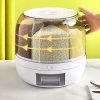 6-Grid Rotating Food Dispenser