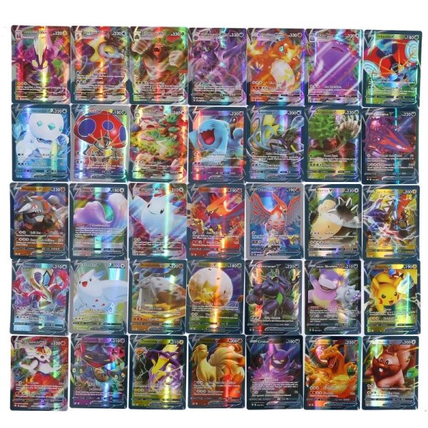 60/100Pcs Pokemon Cards