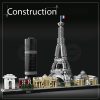 694PCS Arc De Triomphe Eiffel Tower Architecture Pairs Building Blocks