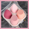 6Pcs Makeup Sponges Set - Blending Puffs For Foundation & Powder