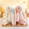 70cm Large Long Ear Rabbit Plush Toy Soft Bunny Stuffed Animal Pillow for Kids