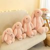 70cm Large Long Ear Rabbit Plush Toy Soft Bunny Stuffed Animal Pillow for Kids