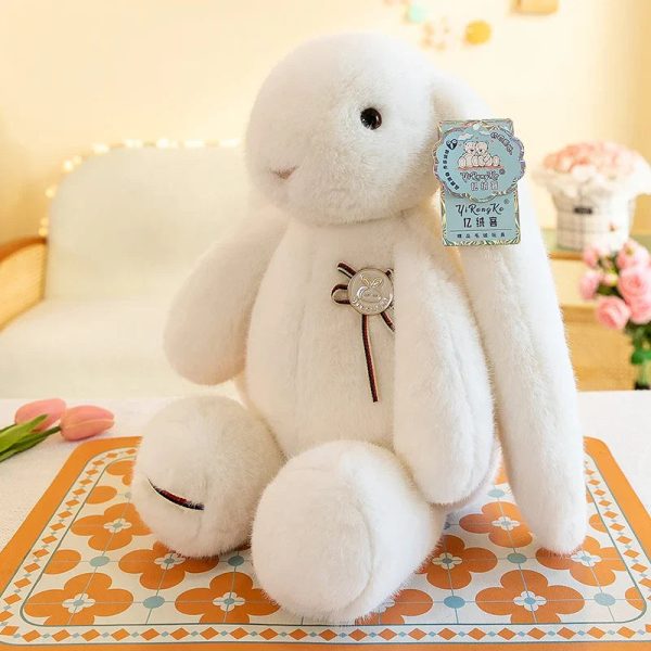 70cm Large Long Ear Rabbit Plush Toy Soft Bunny Stuffed Animal Pillow for Kids