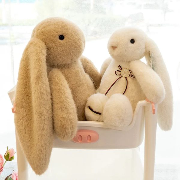 70cm Large Long Ear Rabbit Plush Toy Soft Bunny Stuffed Animal Pillow for Kids