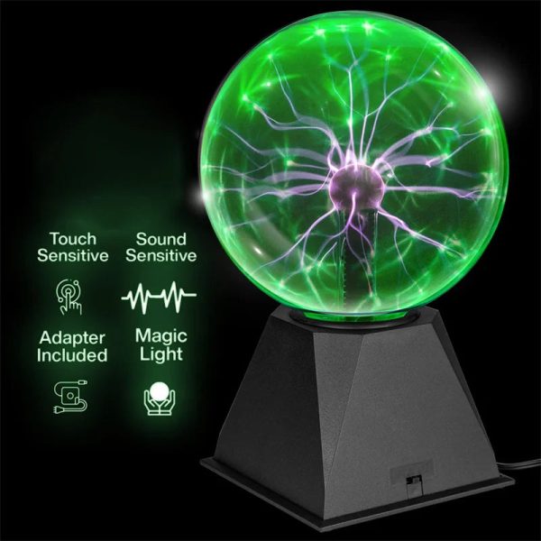 8 Inch Magic Plasma Ball Lamp