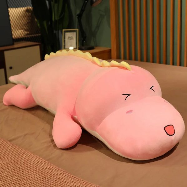 80cm Dinosaur Plush – Soft Cartoon Crocodile Pillow for Kids