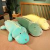 80cm Dinosaur Plush – Soft Cartoon Crocodile Pillow for Kids