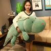 80cm Dinosaur Plush – Soft Cartoon Crocodile Pillow for Kids