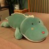 80cm Dinosaur Plush – Soft Cartoon Crocodile Pillow for Kids