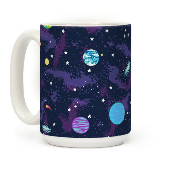 90s Cosmic Planet Coffee Mug