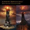 966PCS Black Tower Magic Book Building Blocks