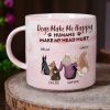 A Bond That Can't Be Broken Dog Mom - Personalized Marble Mug