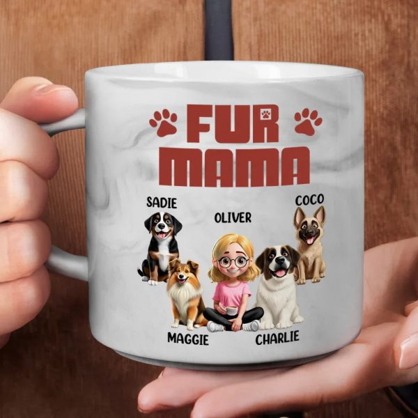 A Bond That Can't Be Broken Dog Mom Dog Dad - Personalized Marble Mug