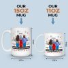 A Bond Unbreakable, A Love Unshakable - Family Personalized Custom Mug - Gift For Mom, Daughter