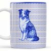 A Connection That Lasts Forever With Dog And Flowers - Personalized Custom Coffee Mug - DOG057_MG