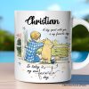 A Day with You is My Favorite Personalized Mug, Pooh Bear's Sentimental Quote with Custom Name