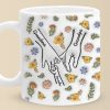 A Family Is A Round Of Love - Family Personalized Custom 3D Inflated Effect Printed Mug - Gift For Family Members