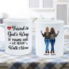 A Friend Is God's Way Besties Best Friend Gift Cup, Friendship Personalized Mug