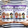 A Friend Is God's Way Of Making Sure We Never Walk Alone 3D Effect - Personalized White Edge-to-Edge Mug