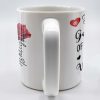 A Friend Is God's Way Of Making Sure We Never Walk Alone Mug With Rose And Pansy - Personalized Custom Coffee Mug - BST140_MG