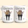A Friend Is God's Way Personalized White Ceramic Mug for Best Friends