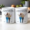 A Friend Is God's Way Personalized White Ceramic Mug for Best Friends