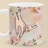 A Garden Of Love Grows In A Grandmother's Heart - Family Personalized Custom Mug - Gift For Mom, Grandma