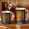 A Girl And Her Cat A Bond That Can't Be Broken Toy Box - Personalized White Edge-to-Edge Mug