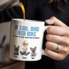 A Girl And Her Dog A Bond That Can't Be Broken, Girl and Dogs - Personalized Custom Coffee Mug - DOG025_MG