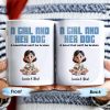 A Girl And Her Dog, A Bond That Can't Be Broken Mug - Personalized Custom Coffee Mug - PET100_MG