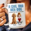 A Girl and Her Dogs" Personalized Mug, Special Gift for Pet Lovers, Perfect Dog Companion Bond Cup