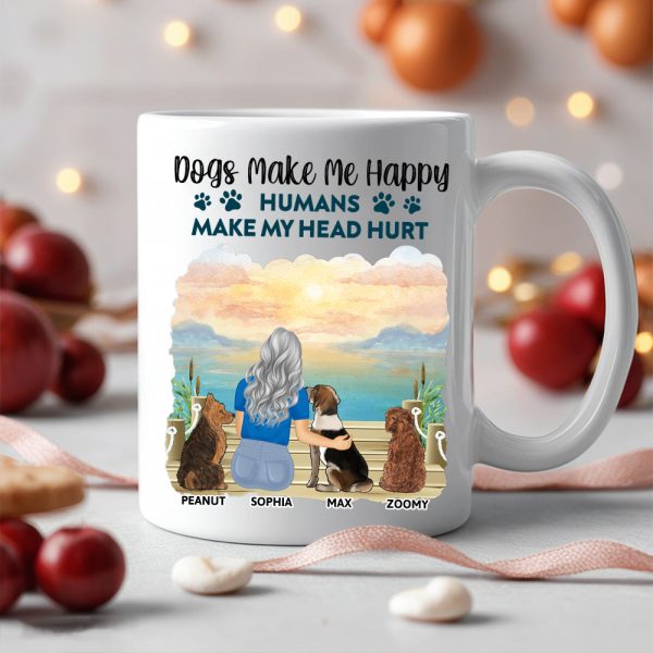 A Girl & Her Dog - A Bond That Can't Be Broken, Custom Ceramic Mug, Perfect Gift for Dog Lovers - Personalized Mug Ideal Gift Choice!