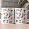 A Girl & Her Dog A Bond That Can't Be Broken - Cute Cartoon Face Version - Personalized Mug