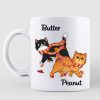 A Girl Loves Fall And Cat Bicycle Fall Season Personalized Mug
