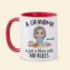 A Grandma Is Just A Mom With No Rules, Personalized Mug, Gift For Mom, Mother's Day Gift