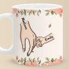 A Grandmother's Love Is Forever And Always - Family Personalized Custom Mug - Gift For Mom, Grandma