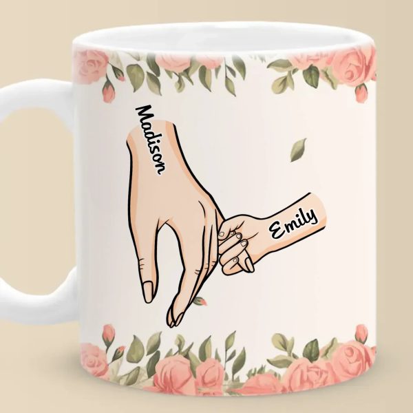 A Grandmother's Love Is Forever And Always - Family Personalized Custom Mug - Gift For Mom, Grandma