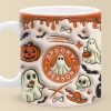 A Haunted Home Is A Happy Home - Family 3D Inflated Effect Printed Mug - Halloween Gift For Family Members