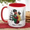 A Hug In A Mug - I Love You, Personalized Accent Mug, Gifts For Couple