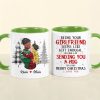 A Hug In A Mug - I Love You, Personalized Accent Mug, Gifts For Couple