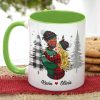 A Hug In A Mug - I Love You, Personalized Accent Mug, Gifts For Couple