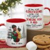 A Hug In A Mug - I Love You, Personalized Accent Mug, Gifts For Couple