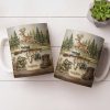 A Hunter's Passion With Deer And Rifle - Personalized Custom Coffee Mug - HTG010_MG