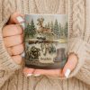 A Hunter's Passion With Deer And Rifle - Personalized Custom Coffee Mug - HTG010_MG