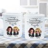 A Job Made Us Coworkers Personalized Mug, Funny Christmas Gift For Colleagues, Work Besties