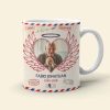 A Letter From Heaven White Personalized Mug, Memorial Gift For Family Members, Upload Image