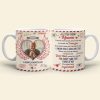A Letter From Heaven White Personalized Mug, Memorial Gift For Family Members, Upload Image