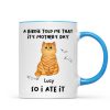 A Little Birdie Told Me Cute Cartoon Cats Personalized Mug, Perfect 2025 Gift For Cat Mom