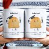 A Little Toast To Your Graduation Toast With Mortarboard - Personalized Custom Coffee Mug - GRAD002_MG